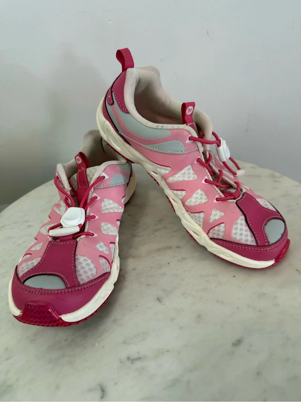 Merrell Kids Girls Children's Aquaterra Sprite Water Marlin Shoes Sz 4.5 US Pink